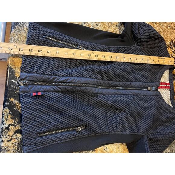 Postcard Black Fitted Women's Ski Jacket/Moto Style US 8 / 44 - Picture 9 of 11